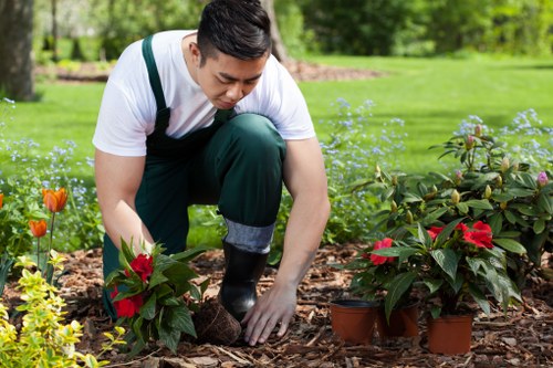 Garden maintenance booking and service confirmation details