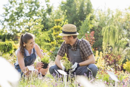 Gardening payment and invoice process for a service agreement